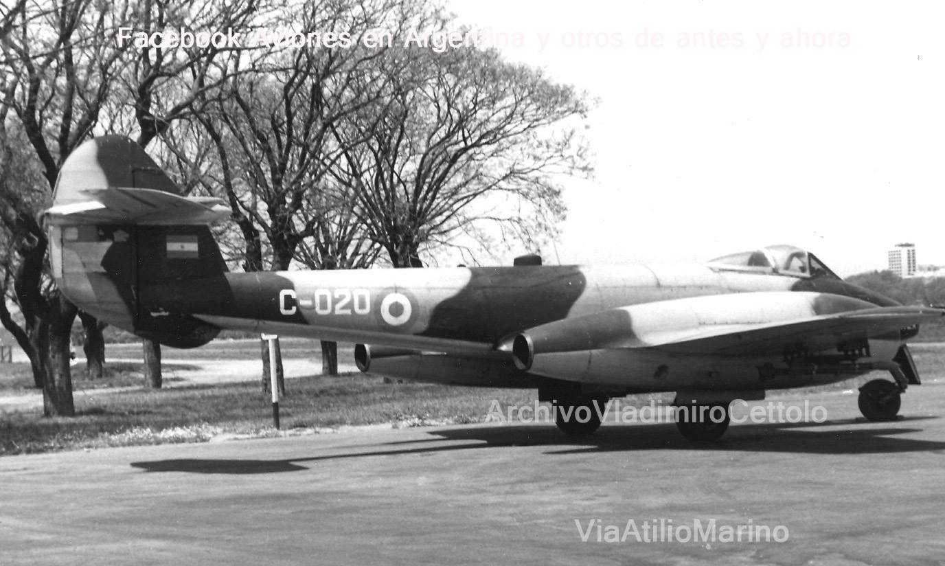 Aviones que no quedaron en el MNA el  Gloster Meteor  C-020 y su reemplazo (Capítulo I)