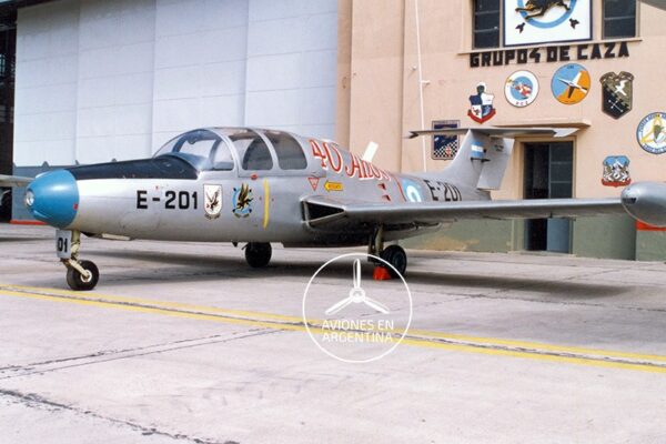 El ExA-01 como E-201 formando parte del Inventario de Museo de la IV Brigada Aérea foto Vladimiro Cettolo