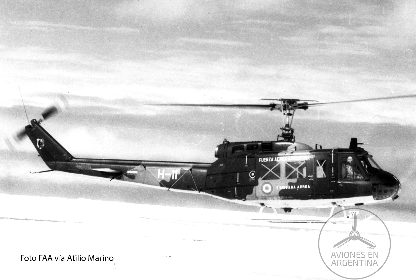 Los Bell UH-1H  debutan en la Campaña Antártica de Verano 68/69