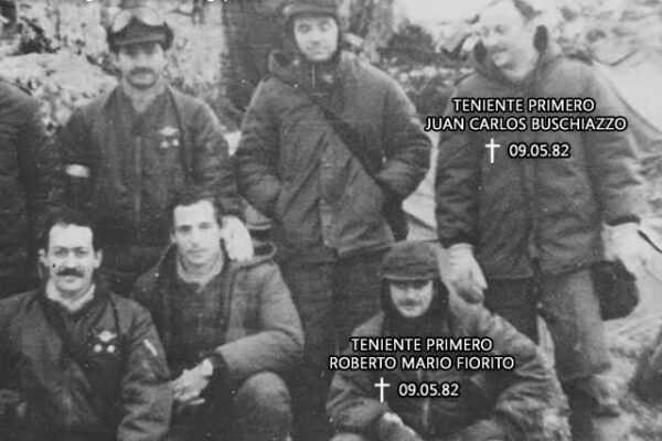 Buschiazzo y fiorito en Malvinas