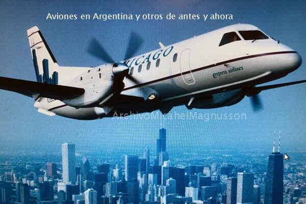 Si bien no podemos asegurar de que el avión que aparece en la foto sea el LV-CEI , si es el mismo esquema que tuvo mientras operó para la empresa Chicago Express Airlines entre el 10-06-1996 y el 29-03-1997