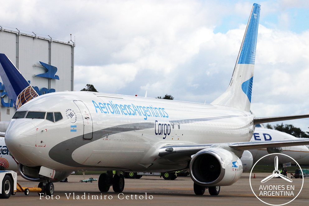 Primer Boeing 737-800 carguero para Aerolíneas